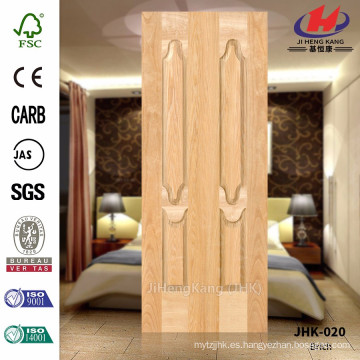 JHK-020 hecho en China barato con buena calidad MDF chapa de panel de puerta de chapa de Brich